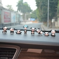 Dekoracija nadzorne ploče automobila Slatka Panda igračka DIY Crtani auto unutrašnji dodatak