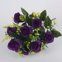 Lažni cvjetovi simulirali su ruže s premium tkaninom za visoku gustinu za ukras scene za vjenčanje prijedloga