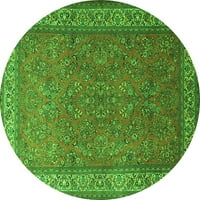 Ahgly Company Zatvoreni pravokutnik Perzijski zeleni tradicionalni prostirke, 4 '6 '