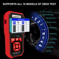 Solself KW Professional Obdii Automatski čitač automobila + Tester za bateriju + Posebno resetovanje