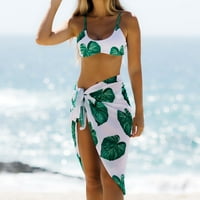 Tržni upravljački kupaći kostimi za žene Bikini Hawaiian Cvet Collect Print Beach Beachward Moda Plus