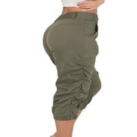 Colisha Womber Jogger Capri hlače Pješačke vježbanje žetve dame kratke dukseve plaža kratka veličina
