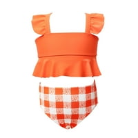 Toddler Baby Kids Little Girls Ruffles Plovite dva kupaće kostim kupaći kupaći kupaći kostimi Bikini