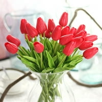Umjetna tulipana Real Touch Tulips Flowers Fau Tulip Cvijeće za vjenčanje Domaća zabava Balkon Dekoracija