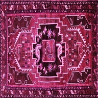 Ahgly Company Zatvoreni pravokutnik perzijske ružičaste tradicionalne prostirke, 6 '94