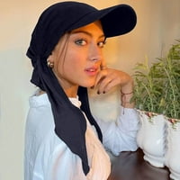 Baseball kapa kapa Hijab šal jednostavan tkanina turbana ljetna prozračna marama Hijab kapa za žene