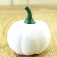 Harvest White umjetno simulacijsko simulacijsko povrće za Halloween Dan zahvalnosti Kuhinjski kuhinjski