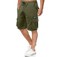 Sayhi multi-džepni kombinezoni patentne pantalone Muške pamučne pamučne ljetne muške hlače Soccer Hlače
