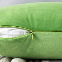 Pakovanje baršunastog jastuka pokriva ukrasni kvadratni jastučnicu meka čvrsti kasu za jastuk za kauč
