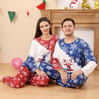 Posebne ponude Juebong Božićna porodica Podudaranje pidžama Set Žene Muškarci Xmas Xmas Santa Pajamas