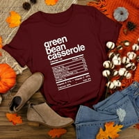 Ljetne košulje za žene Y2K majica smiješna slatka kratka rukavska jesen majica Darngiving poklon vrhovi