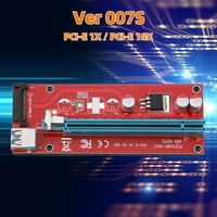 Qinghai Ver 007S PCI-e RISER kartica Brza brzina Anti-smetnji stabilni napajanje PCI-E u SATA Extender