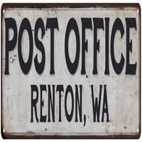 Renton, WA Pošta Metalni znak Vintage 108240011292