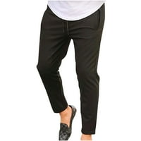 Muški trendi dućani labavi slim fit ravne pantalone Poslovne radne pantalone s ulicom