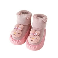 Veličina cipela za djevojčice za mjesecse meseci mesecne i zimske udobne slatke crtani uzorak zečja