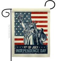 Liberty 4. jula Zastava Vrtna zastava X18. Dvostrano dvorište baner
