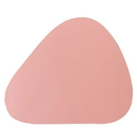 ✪ Nordic Fau kožni stol placemat ovalnog oblika otporna na toplinu otporna na hladnjak podloga