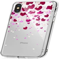 Pikadingnis iPhone XR futrola, iPhone XR Clear TPU Case sa cool cvjetnim lubalim modnim dizajnom, ultra