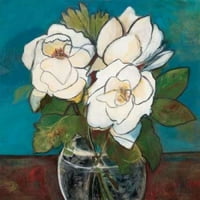 Crystal Magnolias Poster Print by Connie Tunick