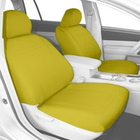 Caltrend Front Captain Stolice Neosupreme pokriva za sjedala za 2006. - Nissan Quest - NS368-12NA Žuti umetak i ukrašavanje