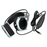 Gaming slušalice, Stereo RGB rasvjetne slušalice sa mikrofonom za FPS igru ​​za video audio za Moba