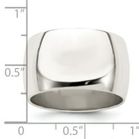 Sterling Silver Poluovi krug prstena 5