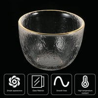 Čaša čaja Naglasi za čaše Japanske staklene šalice koktela viskijavicu polica Potrošni materijal Dekorativna