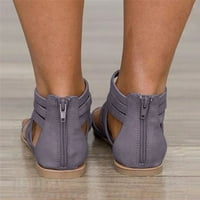 Wofedyo Sandale Žene Modni otvoreni Žene Prstene sa sandale za prozračne sandale Plaža Ravne patentne