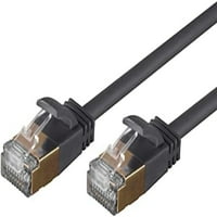Slimrun CAT6A Ethernet patch kabel - Network Internet Cord - RJ45, nasukan, STP, čista gola bakrena