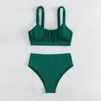 Ženski kupaći kostimi Tummy Control Plus size Coleit CoverUp modni trake Čvrsto boje Komforno Split