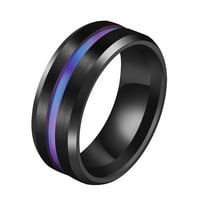 Baccoc dodaci za venčani zaručni prsten za angažman prsten za par dan Zircon prsten ljubičasti prstenovi