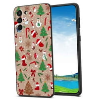Kompatibilan sa Samsung Galaxy S22 + Plus Telefonska futrola, Božić-Case Silikon zaštitni za teen Girl