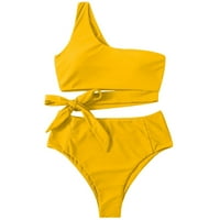 Ženski kupaći kostimi Tankini pogranični novi evropski i američki čvrsti bolovni bikini granični bikini
