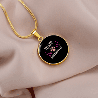 Djevojka voli perzijsku mačju krug ogrlicu od nehrđajućeg čelika ili 18K zlato 18-22