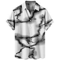 Muški bodysuit Romper novi tisak 3D digitalni tisak Ležerne majica s kratkom rukavom