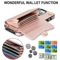 Feishell futrola za rame za iPhone pro max, novčanik s nosačem kreditnih kartica Lanyard Crossbody remen