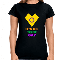 U redu je biti gej mjesec dana transrodne duge lezbijske ženske majice