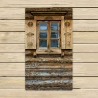 Prozori za zatvaranje ED zida stara drvena kuća ručnici za kupelj za kupelj za kupatilo kupatilo, ručnik