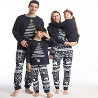 Božićni pidžami Pajamas PJS Porodica Usklađivanje dječaka Djevojka PJS Set Kids Odrasli Noćna odjeća