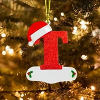 Fdelink viseći ukras božićne abecede ukrasi abecede Personalizirani ukrasi Božićni personalizirani kućni