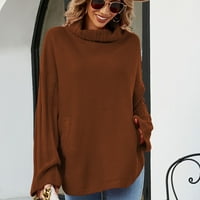 Duks GUZOM za žene na prodaju - Dukseri za žene Trendy Lood Solid pulover vrhovi novih dolazaka Veličina