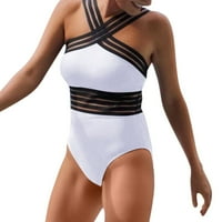 Ženski kupaći kupaći kostimi prednji križ preko šuplje kostim za kupanje monokinisa