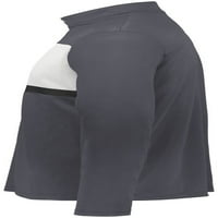 Holloway Sportswear S Boys Prism Bold Zip Pulover Carbon White 222691