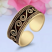 Bali Dizajn prsten prsten zvona srebrna tanki podesivi elegantni prstenovi za žene