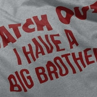 Pazite da imam veliki brat slatka dečka dječaka majica majica za dječac dojenčad Brisco marke 12m