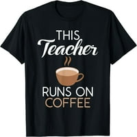 Ovaj učitelj radi na majici za prazničnu majicu učenika za kafu