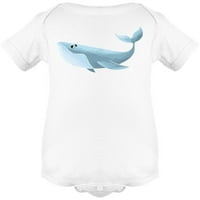 Plavi sretan dizajn kitova Bodi, dojenčad -image od Shutterstock, mjeseci