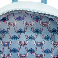 Disney Lilo i Stitch snežni konusni dan noćni loungefly mini ruksak