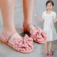 DMQupv duddler sandale dječje meke jedine cipele modne djevojke 'luk princeze cipele za bebe, cipele za plažu Toddler Sandale veličine Sandal ružičasta 29