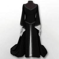 Odeerbi Halloween Retro haljina Cosplay haljina Srednjovjekovna haljina za renesanse Žene Dugi maxi